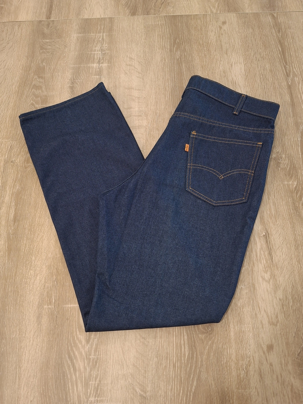 Vintage Levi's 547 Orange Tab Jeans Men's 38x32 Skosh More Comfort